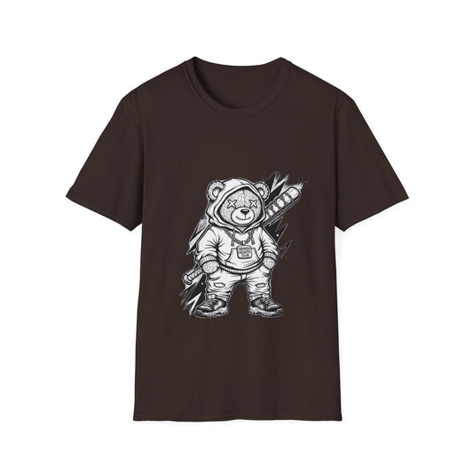 Gangster Teddy – Streetwear T-Shirt